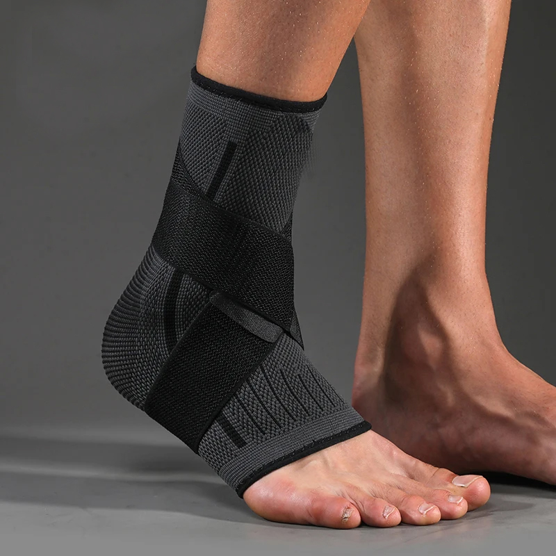 Ankle Brace Sock - Adjustable Compression Ankle Support Men &