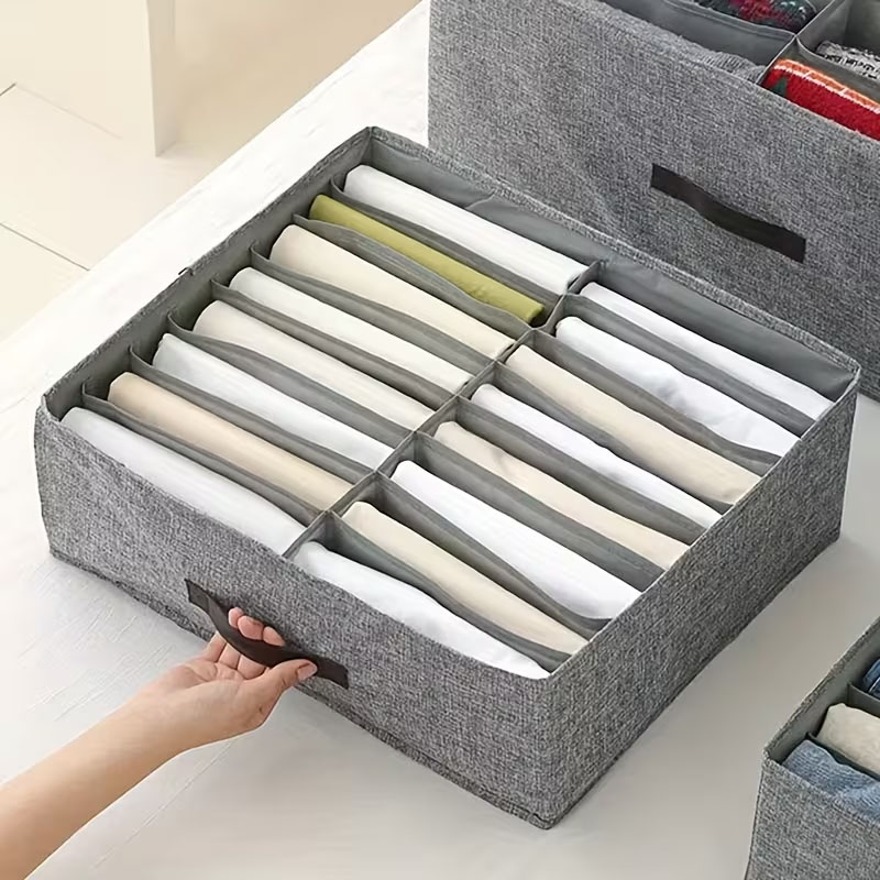Sock Organizer Tray - Wardrobe Clothes Storage Organizer Sweater T-Shirt