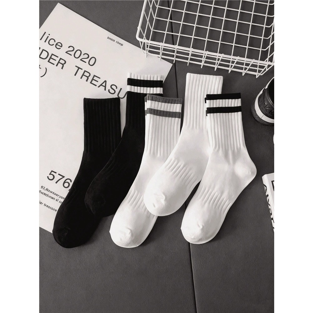 5-Pack Men's Striped Crew Sock - đánh giá và giá Cotton Crew Sock Pack