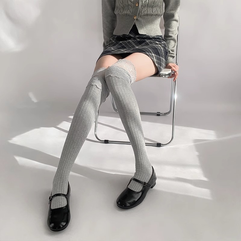 Soft Cotton Thigh High Socks,  - đánh giá và giá Boot Sock Slouchy