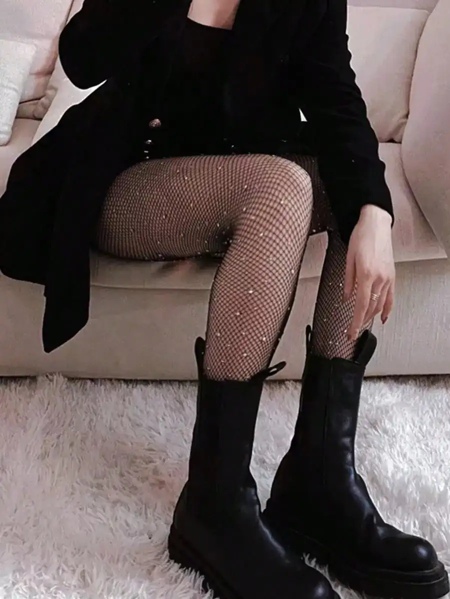 Women's Sheer Rhinestone Fishn - đánh giá và giá Tights Pantyhose Sheer