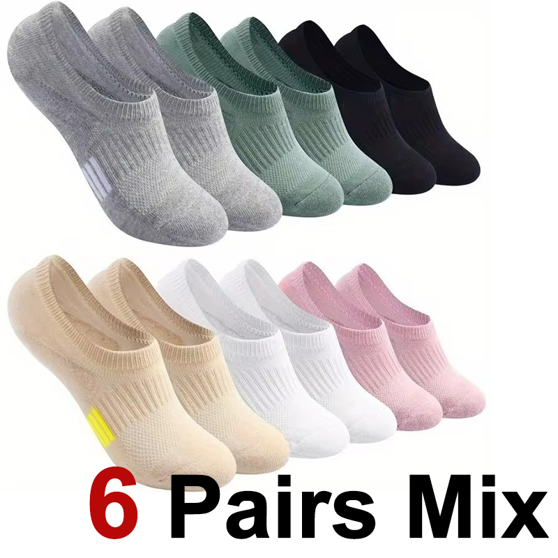 6 Pairs Women's Spring Summer  - đánh giá và giá Invisibility Sock Loafer