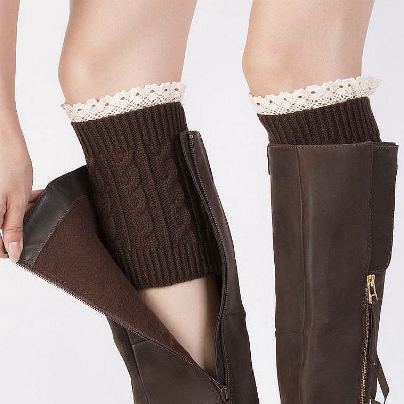 Winter Knit Solid Leg Warmers  - đánh giá và giá Thermal Sock Winter