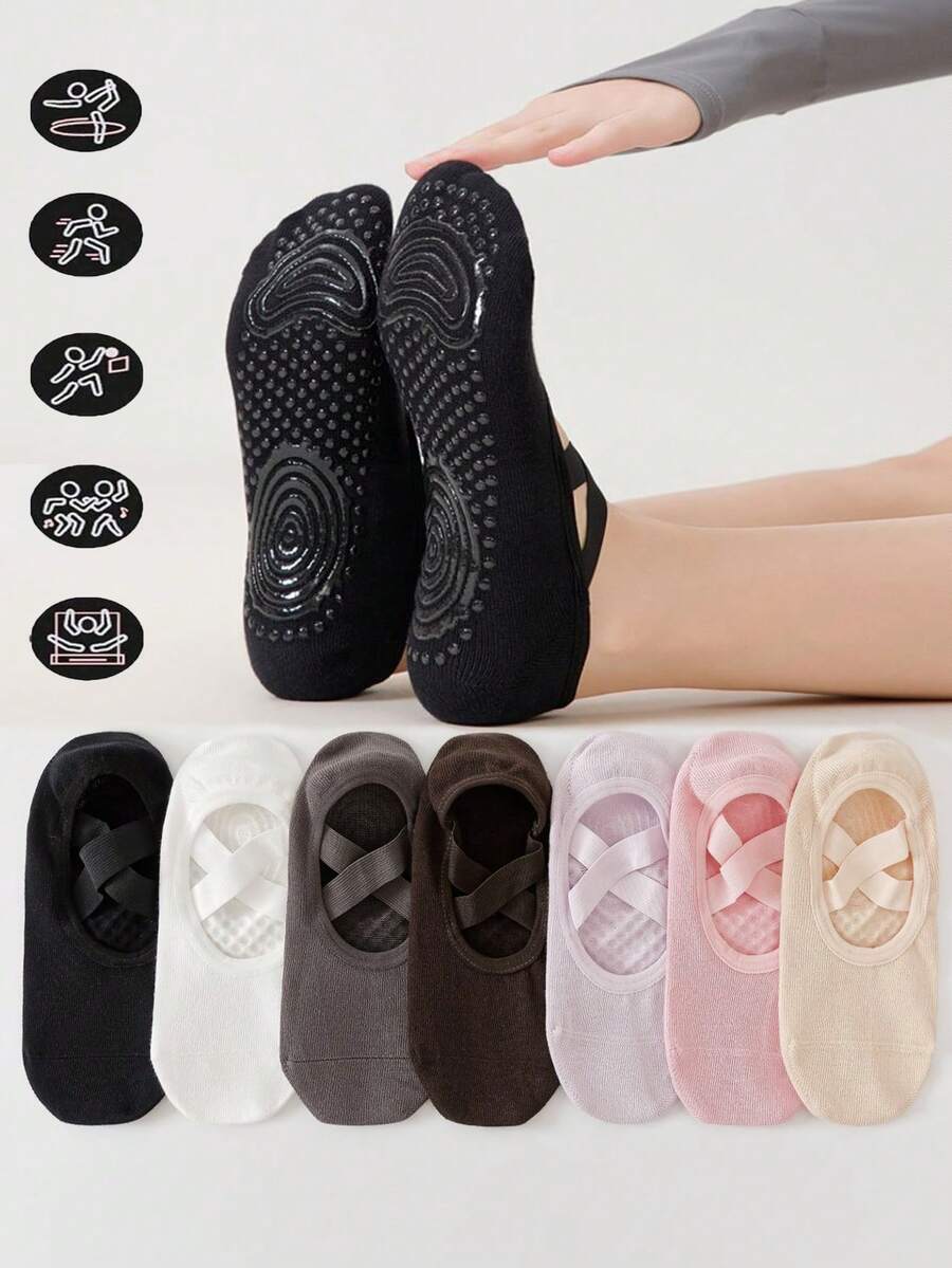 1/3/7 Pairs Women's Barre Pila - đánh giá và giá Grip Sock Yoga
