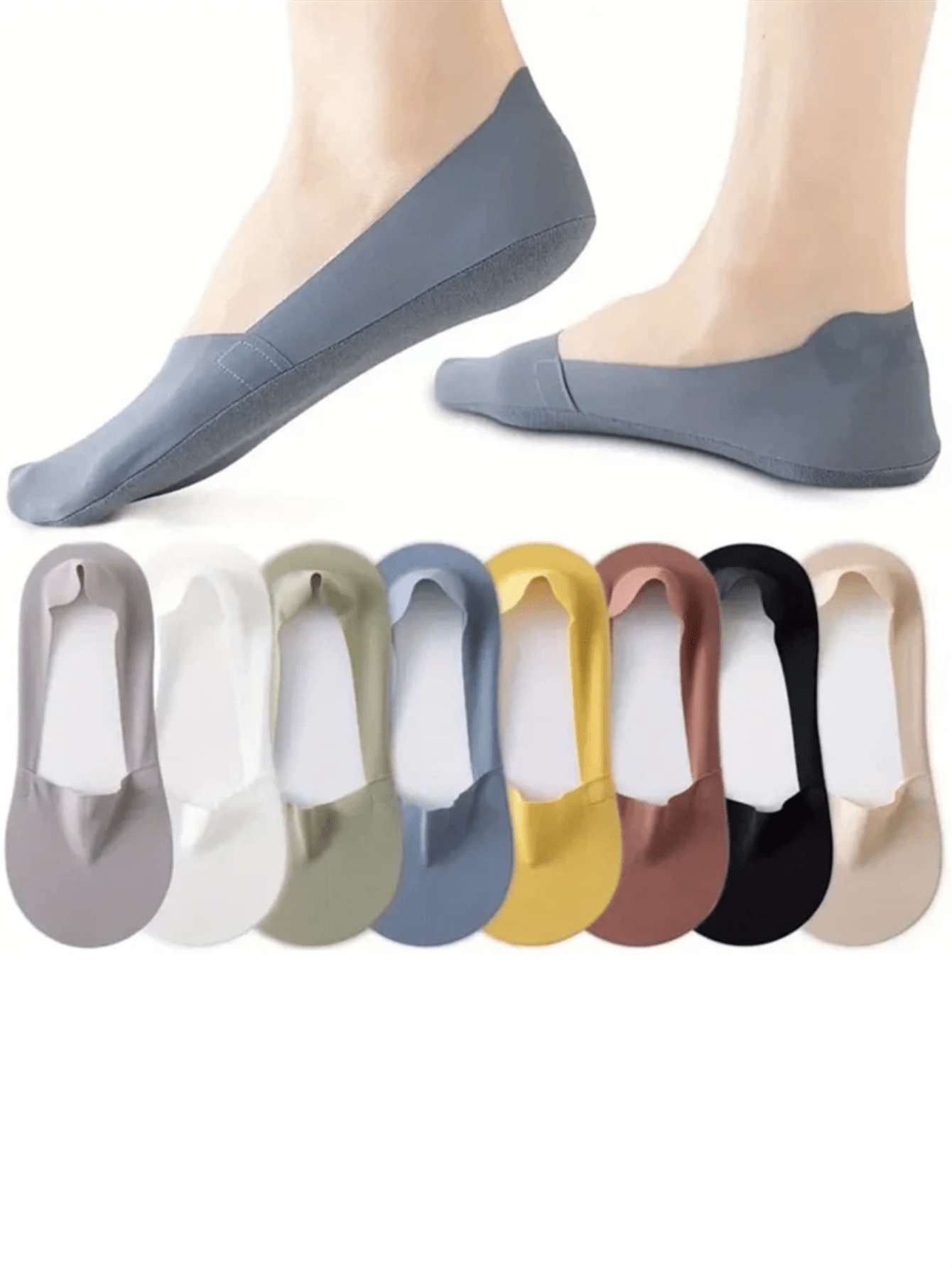 5 Pairs Women Thin Silky Invis - đánh giá và giá No Show Sock Women