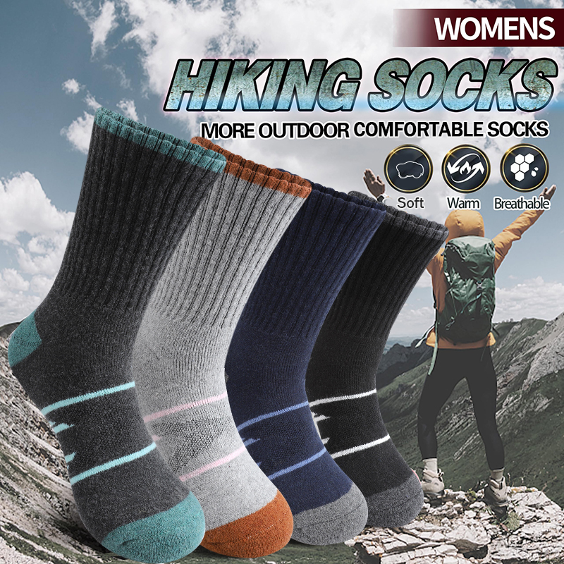 4Pairs Winter Women Mid Tube S - đánh giá và giá Wool Hiking Sock