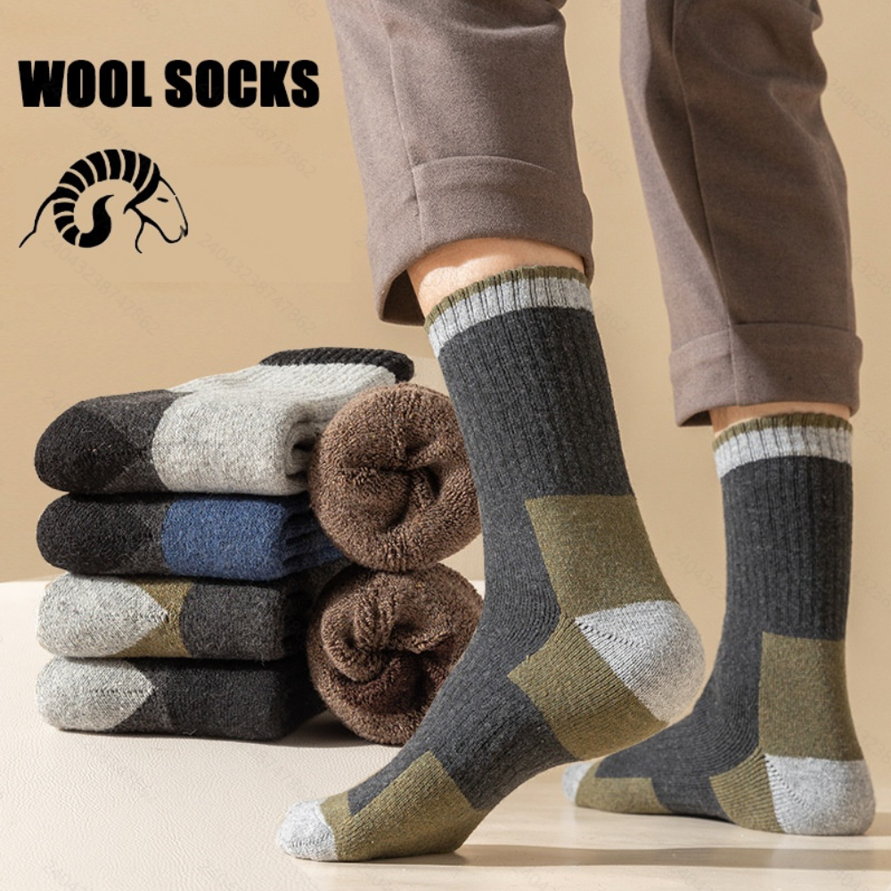 Winter Merino Wool Socks Thick - đánh giá và giá Wool Hiking Sock