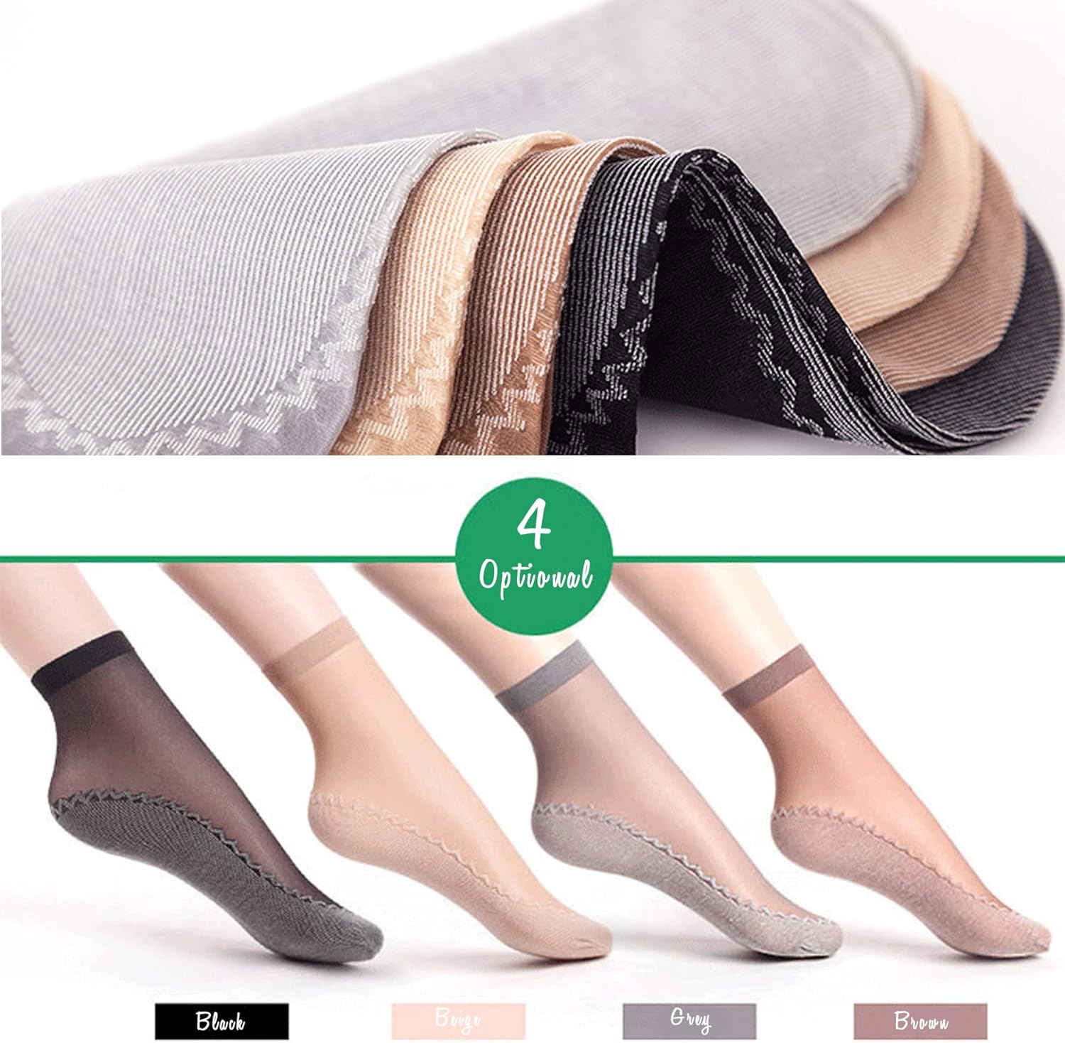10/20 Pairs Silky Nylon soft & - đánh giá và giá Silk Sock Bamboo