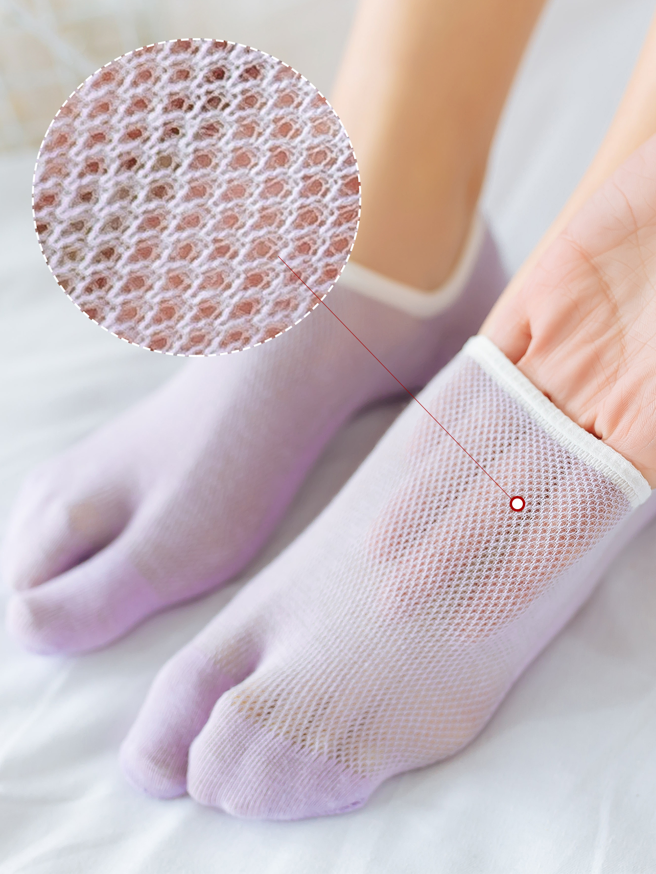 3 Pairs Women's Split-Toe Sock - đánh giá và giá Toe Sock Split
