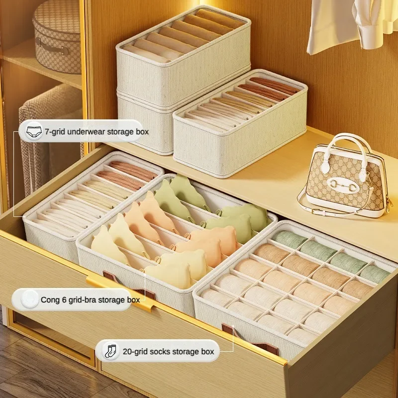 1-5PCS Fabric Drawer Organizer - đánh giá và giá Sock Organizer Tray