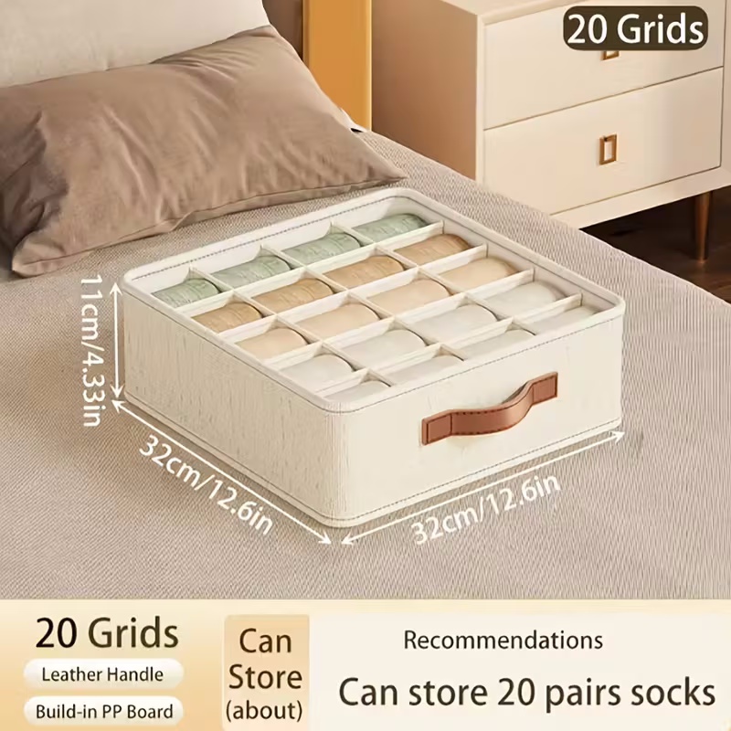 1-5PCS Fabric Drawer Organizer - đánh giá và giá Sock Organizer Tray