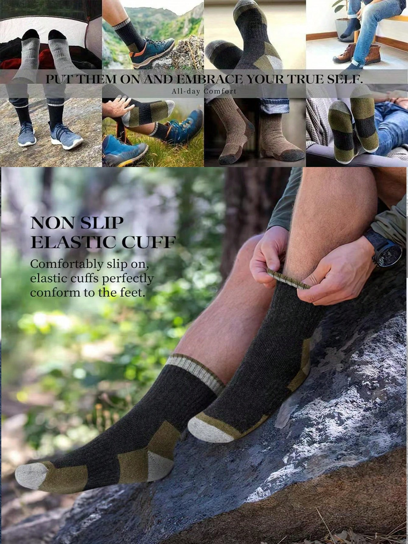 Men’s Thick Crew Socks 5-Pack, - đánh giá và giá Cotton Crew Sock Pack