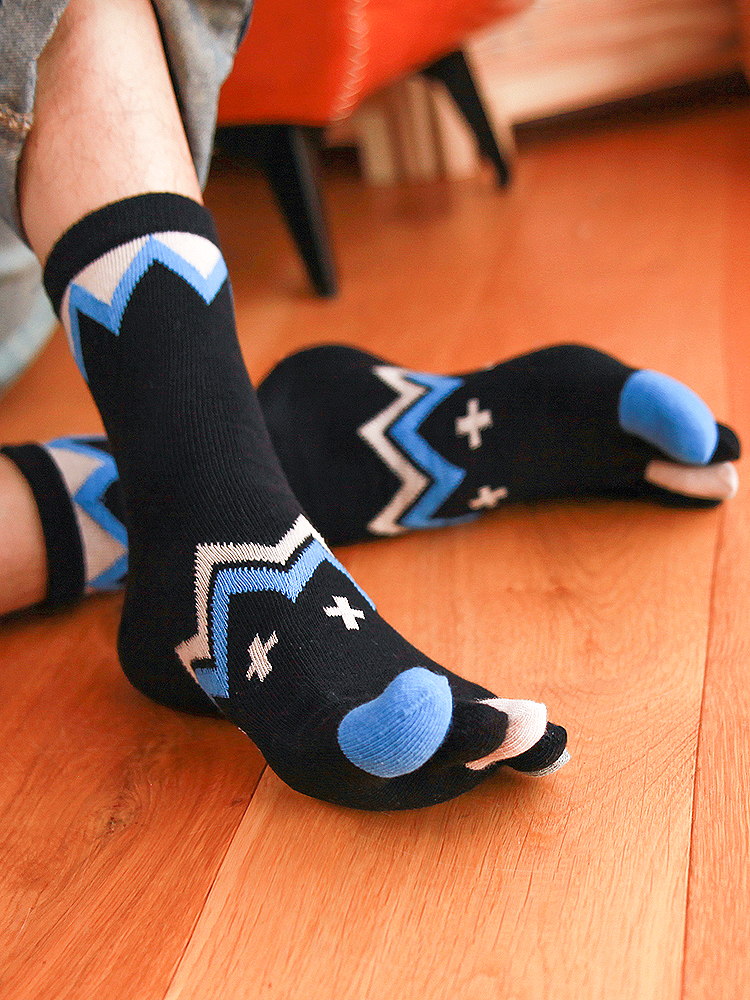 5 Pairs Four-season Pure Cotto - đánh giá và giá Toe Sock Split