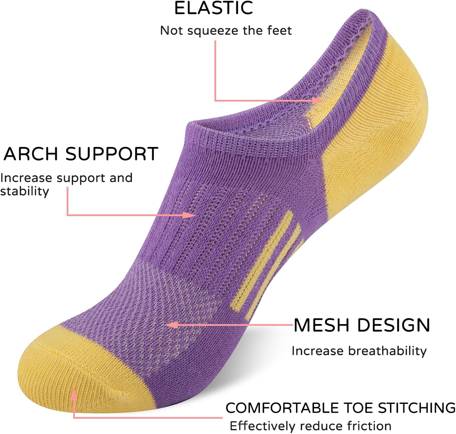 12 Pairs Girls No Show Socks C - đánh giá và giá Silk Sock Bamboo