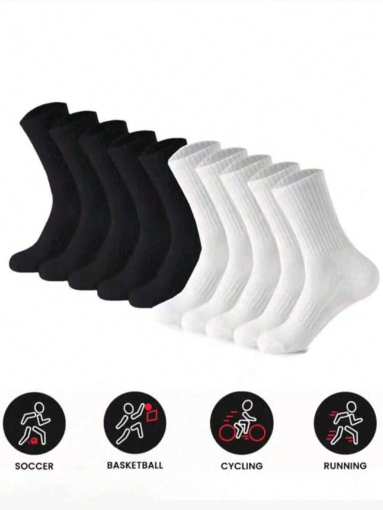 Women's Running Socks Pack, Bl - đánh giá và giá Cotton Crew Sock Pack