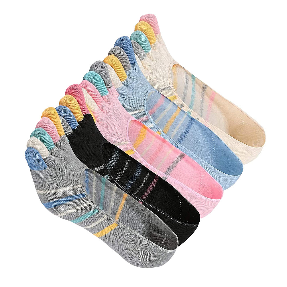 5Pairs Yoga Toe Socks Women Lo - đánh giá và giá Invisibility Sock Loafer