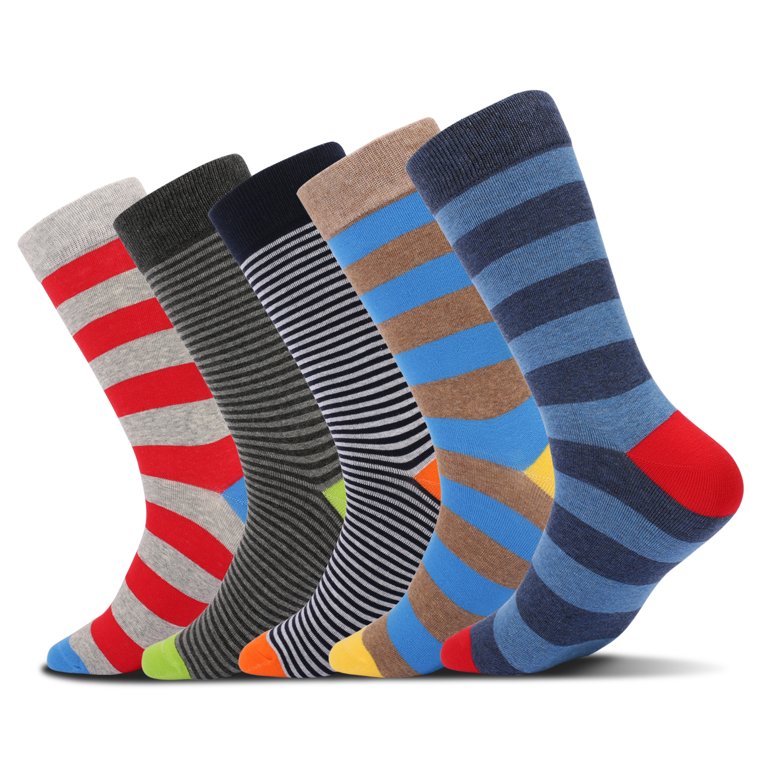 5Pairs Mens Fun Dress Socks, P - đánh giá và giá Cotton Crew Sock Pack