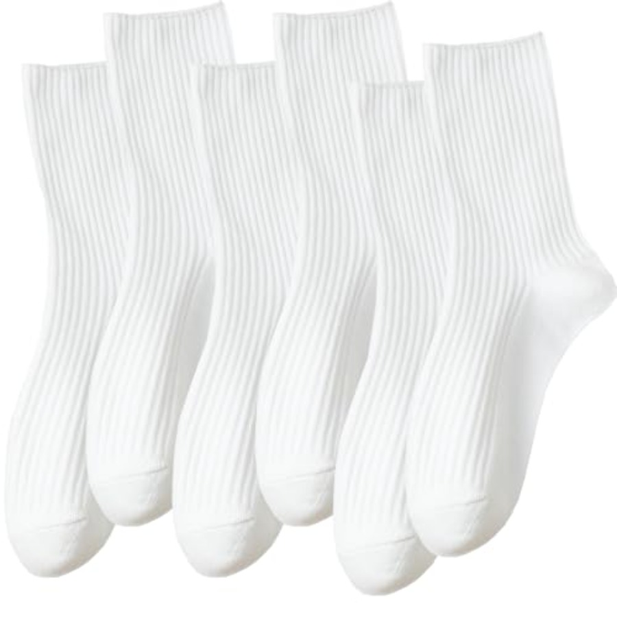 DOKUTOKU Womens Crew Socks Siz - đánh giá và giá Cotton Crew Sock Pack